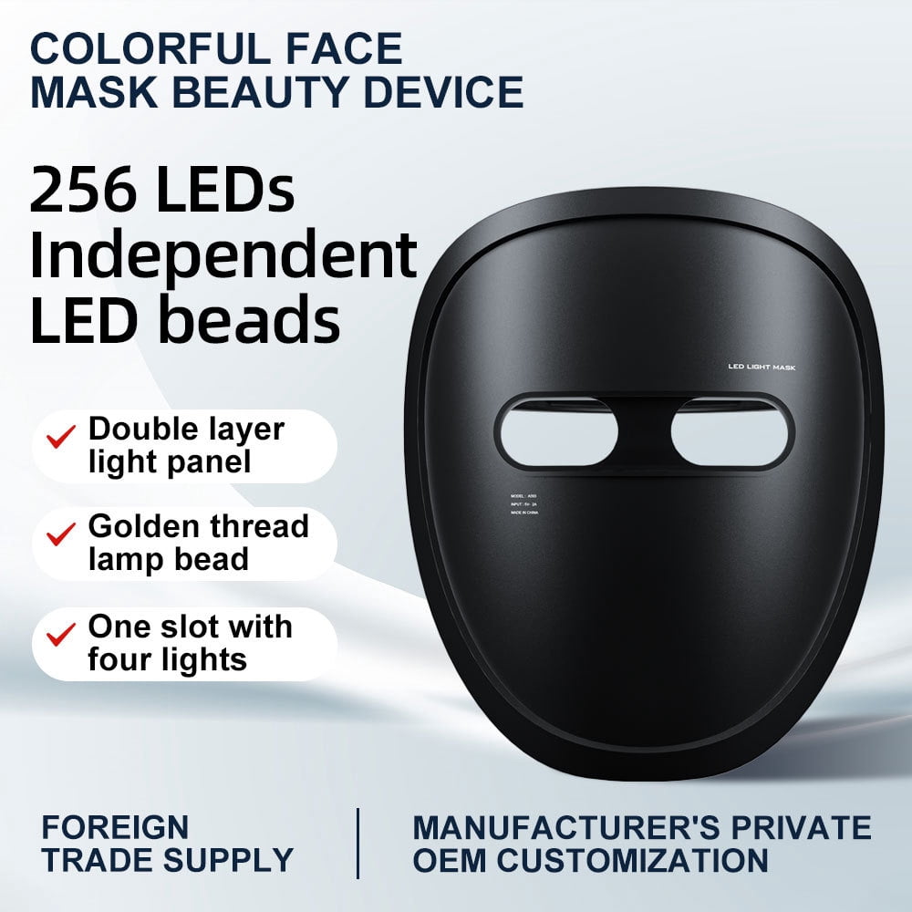 7-Color LED Facial Light Mask, Hands-Free Beauty Tool for At-Home Spa Relaxation and Enhancing Your Skincare Routine