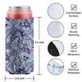thumbnail image 4 of 2 Pcs Sleeves Beer Cooler Bags Insulated Collapsible Can Sleeves Paisley Boho Soda Beer Can Covers for Energy Drink & Beer, 4 of 4