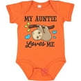 thumbnail image 3 of Inktastic My Auntie Loves Me with Sloth and Hearts Boys or Girls Baby Bodysuit, 3 of 5