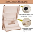 thumbnail image 3 of Escalera Plegable Perros de Cama, Escalera Perro con Patas Antideslizantes, Rampas de Perro, para Sofá, Cama O Auto, para Interiores y Exteriores, 49.5 cm de Altura, Soporta Hasta 165 Libras, Marrón, 3 of 7