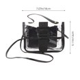 thumbnail image 4 of PENIKOKO Protective Clear Crossbody Bag Black 1Pcs 7.1x5.1x2.4in, 4 of 5