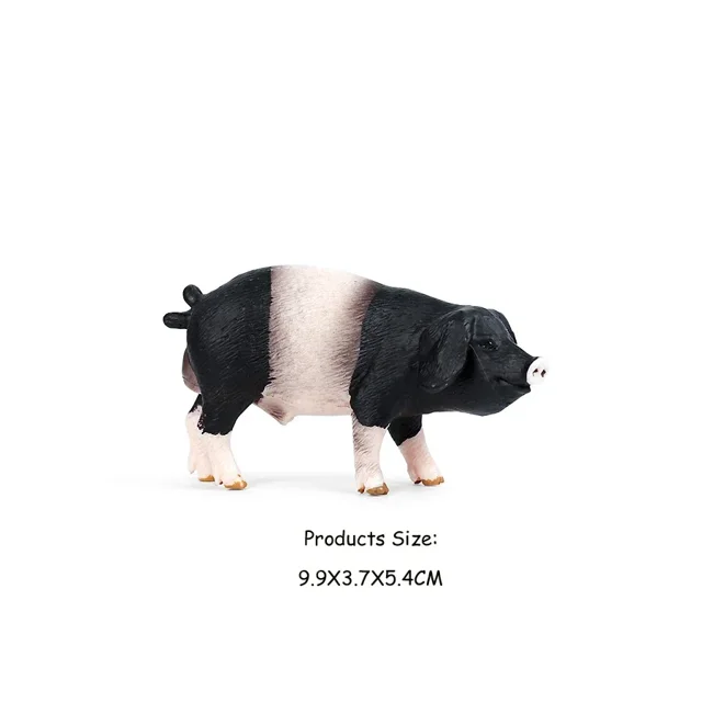 Simulation Pig Figures Boar Sows Piglets Warthog Farm Animals Toy Plastic Models Anime Action Figure Kids Toys for Children Gift