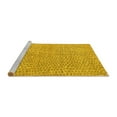 thumbnail image 2 of Ahgly Company Machine Washable Indoor Rectangle Abstract Yellow Modern Area Rugs, 7' x 10', 2 of 4