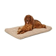 Angle View: MidWest Quiet Time Pet Bed Deluxe Mocha Ombre Swirl 40" x 27"