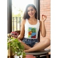 thumbnail image 2 of Bird In The Tropics. Ii Racerback Tank Women -Carolee Vitaletti Designs, Female Medium, 2 of 4