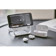 Belkin SoundForm True Wireless Earbuds, Bluetooth Headphones with Microphone, Touch Controls, IPX5 Sweat & Splash Resistant with Charging Case - White