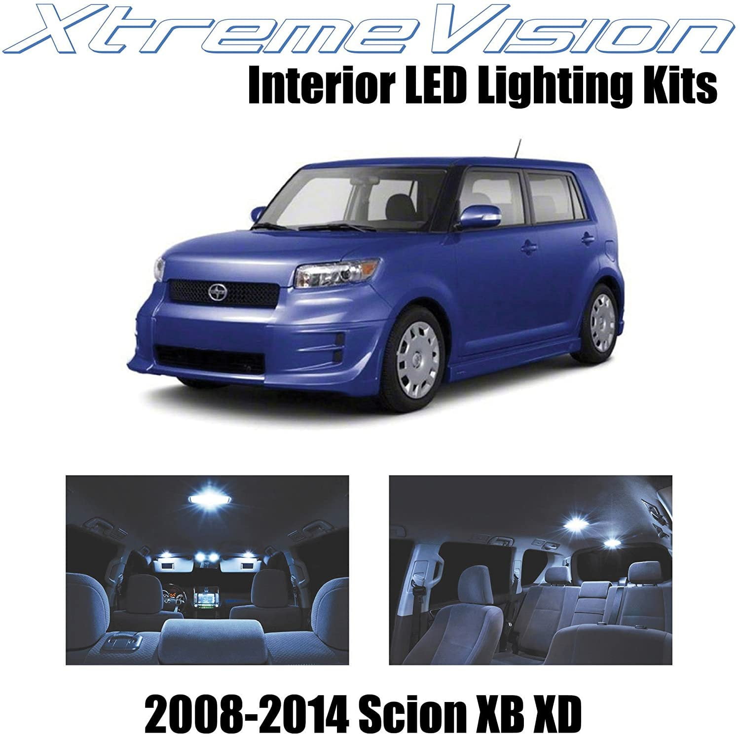 XtremeVision Interior LED for Scion XB XD 20082014 (12 Pieces) Cool