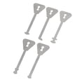thumbnail image 1 of Llave maestra de acero inoxidable, 5 llaves maestras Juego de herramientas de selección de cerradura de llave de bloqueo de esqueleto inoxidable Ultra sensible, 1 of 14