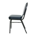 thumbnail image 2 of Hampden Furnishings Celia Collection Vinyl Banquet Chair, Dark Blue, Pack of 2, 2 of 4
