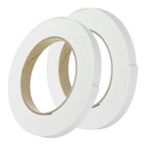 Uxcell 2Pcs Rolls Single Sided Foam Tape Removeable EVA Sponge Mounting Tape Strong Adhesive Tape Strips White 13ft x 1/2" x 1/16"