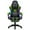 Green, variant on Hoffree Gaming Chair with Speakers Big and Tall Office Chair with Footrest Heavy Duty Gamer Chair with Lumbar Support Height Adjustable 360-Swivel Seat and Headrest for Adults, 400lbs