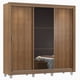 thumbnail image 2 of Ropero Closet Madesa Mônaco 3 Puertas con Espejo con Pies M 215 cm alto x 170 cm ancho x 46 cm fondo, 2 of 5