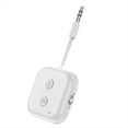 thumbnail image 1 of 2 en 1 Bluetooth 5.3 Receptor de Audio Transmisor Adaptador Inalámbrico con Micrófono 3.5MM AUX Música Estéreo para Coche Avión TV, 1 of 5