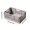 🔥 Gray_Base#3309, variant on Folding Storage Basket | Collapsible Plastic Organizer Bin | Mesh Ventilated Multifunctional Container for Snacks, Cosmetics, Office, Fruit | 12"x8"x5" | 1 Pc Durable Space Saver