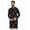 Black & White, variant on Sojanya (Since 1958) Men'S Cotton Silk White Long Kurta With Floral Embroidery