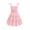 Light Pink, variant on Arshiner Girls' Summer Sundress Blue-floral Boho Spaghetti Strap Ruffled Tiered Midi Dresses Casual Cami Dress Size 12-13Y