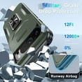 thumbnail image 2 of KOMI for Google Pixel 9/9 Pro Case with Tempered Glass Screen Protector and Camera Lens Cover,Rotated Ring Stable Kickstand,Heavy Duty Shockproof Protective Phone Cover-Alpine Green, 2 of 5