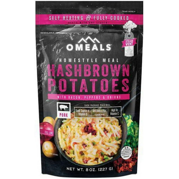 Omeals Hashbrown Potato/Bacon Brown OneSize