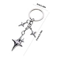 thumbnail image 5 of Pack of 2 Fashionable Star Moon Key Holders Rustproof Sturdy Design Compact Daily Use, 5 of 8