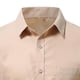 thumbnail image 5 of Blusa y camisa de manga corta con cuello vuelto para hombre, informal, de color liso, con botones, bolsillo y solapa, a la moda, de manga corta, 5 of 5