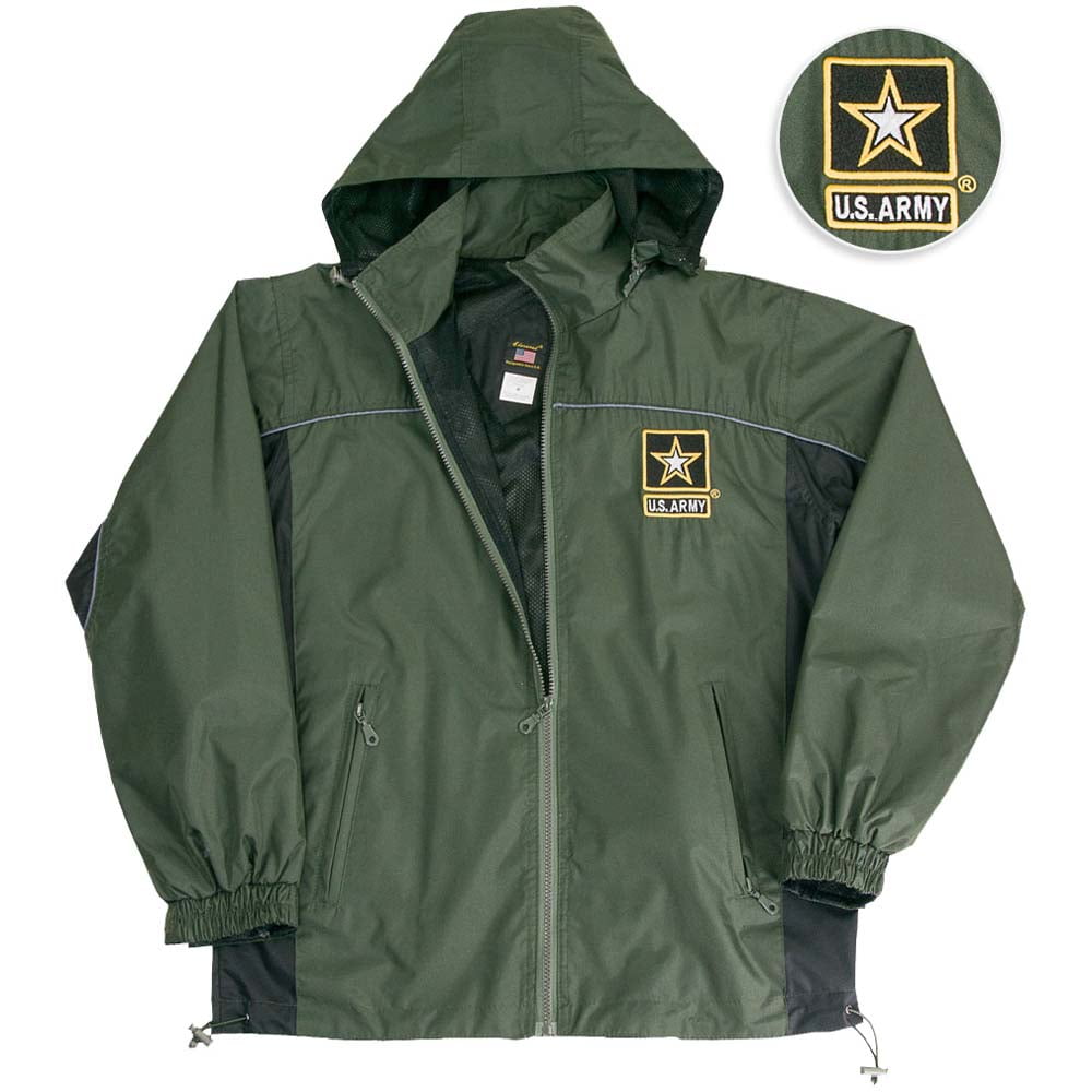US Army Hooded Light Weight Wind Breaker Jacket
