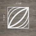 thumbnail image 2 of Ekena Millwork 15 3/8"W x 15 3/8"H x 3/8"T Medium Otis Decorative Fretwork Wall Panels in Architectural Grade PVC, 2 of 9