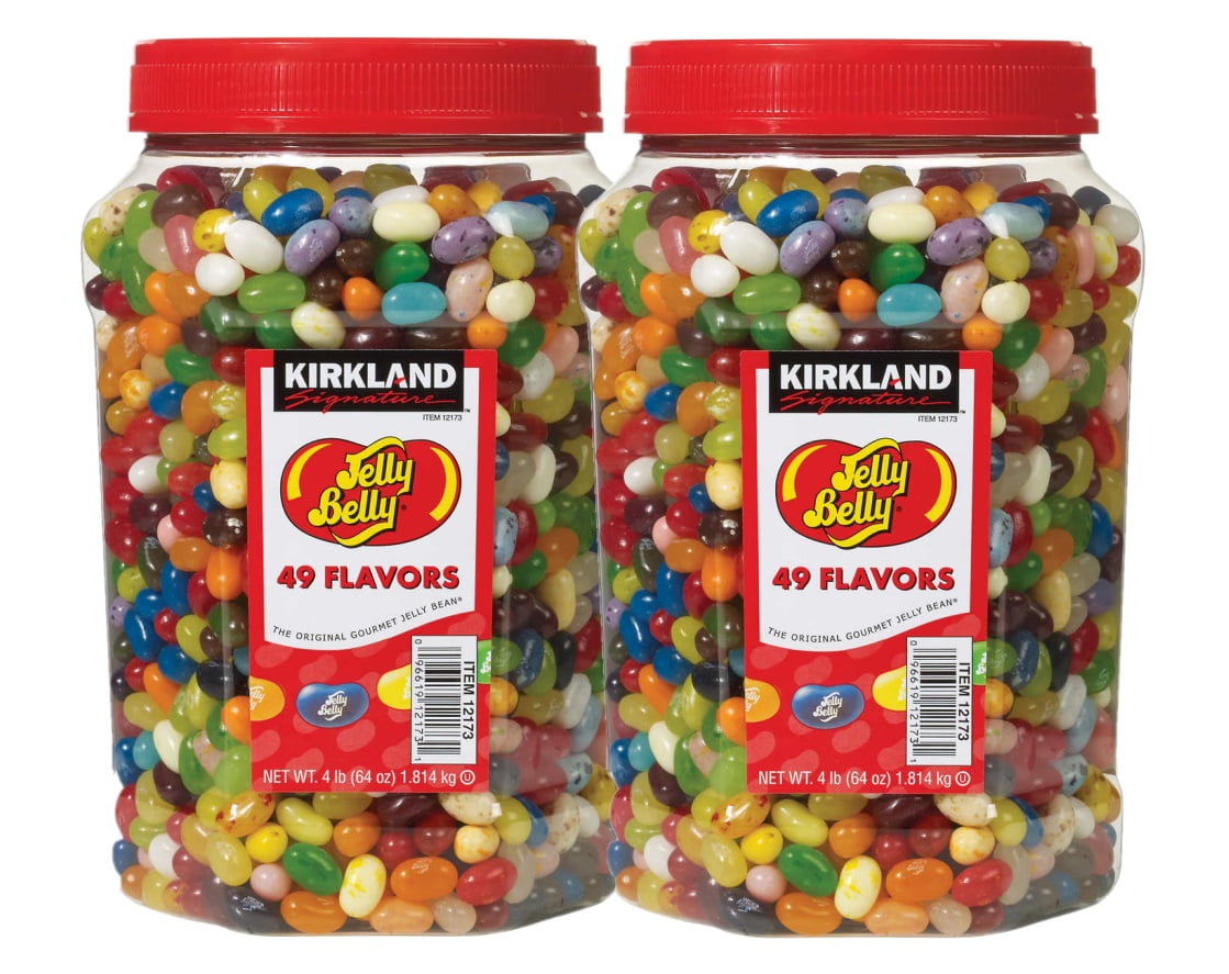 2 Pack Kirkland Signature Jelly Belly Gourmet Jelly Beans, 4 lbs