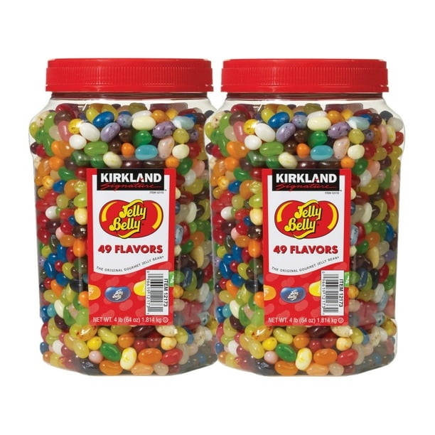 2 Pack Kirkland Signature Jelly Belly Gourmet Jelly Beans, 4 lbs
