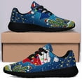 thumbnail image 3 of Texas Merry ChriStas Y'all Shoes Sneakers Black Size 9.5, 3 of 7