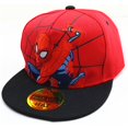 thumbnail image 1 of Sombrero de béisbol de Disney Marvel para niños y niñas, gorra de béisbol de Spiderman, Spiderman, Hip Hop, de borde plano, modelo 2-8Y, regalo Fivean unisex, 1 of 2