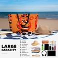 thumbnail image 4 of Lsque Five Nights At Freddy'S Beach Travel Bag - Water-Resistant, Large Capacity Lightweight Tote with 7 Pockets for Women and Men - Perfect for Beach, Pool, Gym, and Travel, 4 of 6