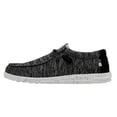 thumbnail image 1 of Mocasines Hey Dude Wally Sox Stitch para hombre, color blanco y negro, 1 of 7