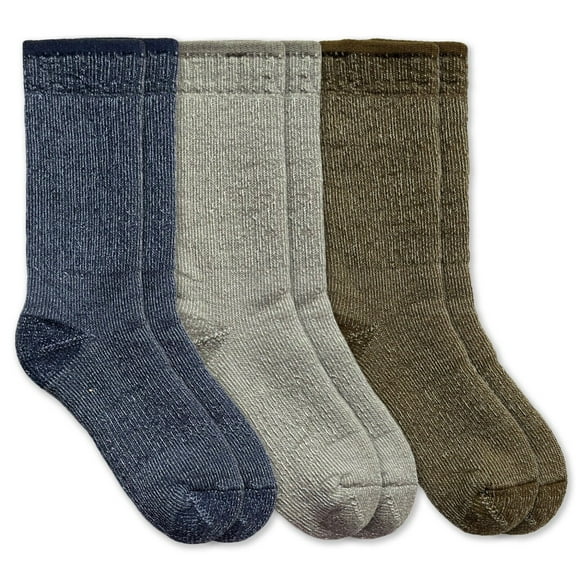 Jefferies Socks Kids Boys Girls 50% Merino Wool Cushion Outdoor Boot Socks 3 Pair Pack