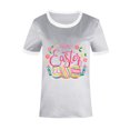 thumbnail image 4 of Edvintorg Easter Tshirts Shirts For Women Summer Cute Bunny Print Round Neck Short Sleeves Tops Loose Fit Basic Blouse Easter Gifts On Clearance, 4 of 5