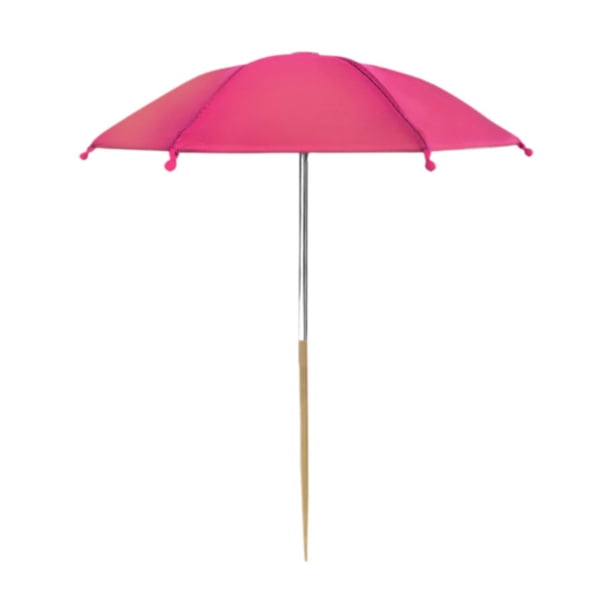 Sombrilla creativa para jardín, sombrilla de sombra para protección solar para exteriores. Rosa