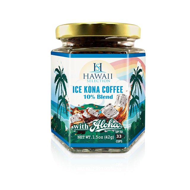 Café Instantáneo Hawaii Selection Ice Kona Mezcla 10% en Polvo 43g