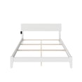 thumbnail image 4 of Orlando King Solid Wood Foundation Bed in White, 4 of 6
