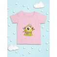 thumbnail image 3 of Happy Birthday Cute Monster T-Shirt Infant -Image by Shutterstock,  6 Months, 3 of 4