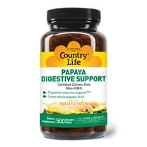 Country Life Papaya Digestive Support, Pineapple Papaya, 500 Chewable Wafers