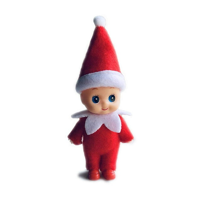 WULEEUPER Tiny Baby Elf Doll | Decoración navideña de elfo miniatura | Regalo para recién WULEEUPER WULEEUPER