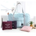 thumbnail image 2 of Versión Coreana Impermeable Plegable Bolsa De Viaje Lona Almacenamiento huangjie unisex, 2 of 2