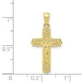thumbnail image 3 of 10K Yellow Gold Charm Pendant Themed 25 mm 13 Crucifix, 3 of 3