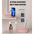 thumbnail image 3 of Fuzzy Bowl with Holder, Fuzzy Bowl Holder, Tablet Pillow Stand, Adjustable Phone Holder for Bed, Cute Plush Holder Pillow for Phone with Detachable B, 3 of 5