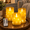 WhiteB#1*3, variant on Sky Blue Ledless Candle With Embedded Starlight String 3 Candles 11 Key Remote Control 24 Hour Timer Function Dancing True Wax. (