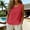 Red, variant on BUIGTTKLOP Women Cotton Linen Tank Tops Casual Sleeveless Summer Shirts Loose Fited Lightweight Crewneck Camisole
