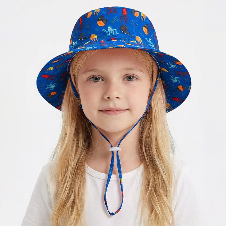 Boys Bucket Hat 6-10 Years Outdoor Sun Hat For Toddler Baby  display picture 2