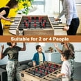 thumbnail image 4 of Costway 54 Inches Full Size Foosball Table with Legs 2 Balls & 2 Foldable Cup Holders, 4 of 10