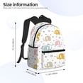 thumbnail image 3 of Goofa Little Elephant Print Casual Backpack for Women Men,Waterproof High School Bookbag,Lightweight Travel Daypack,Classic College Backpack,Laptob Backpack, 3 of 6