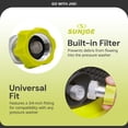 thumbnail image 3 of Sun Joe 3/4" Aluminum Pressure Washer Garden Hose Adaptor & Replacement High Pressure Hose, 3 of 9