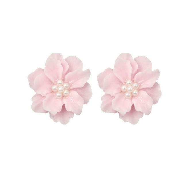 Fresh And Pearl Earring Studs(a Pair)